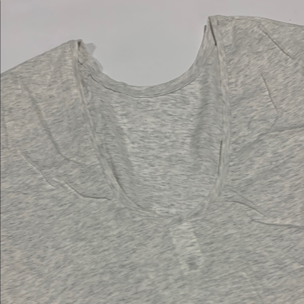 Victoria Sport - Light Gray T-Shirt with Scoop Back - 6017 - Picture 5 of 9